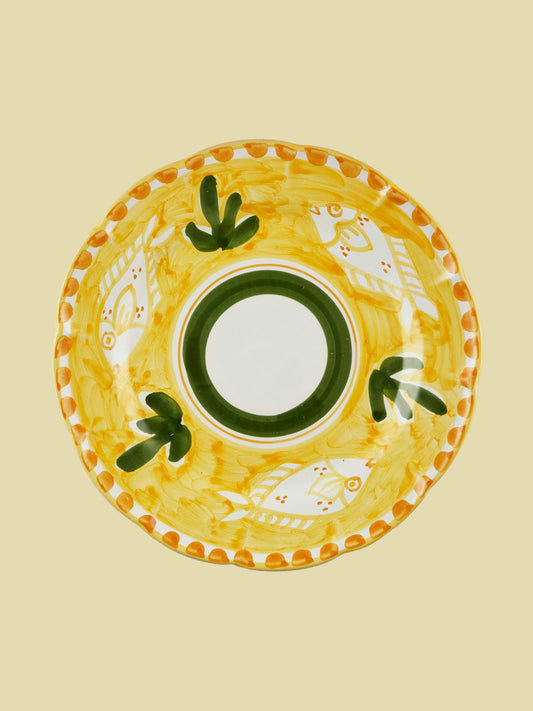 Amalfi Plate Yellow 26cm