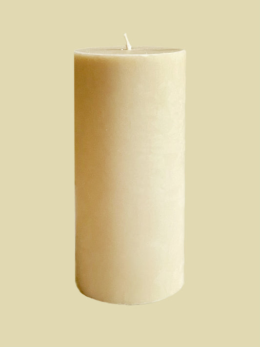 Block Candle Yellow 15cm