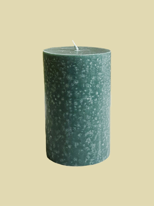 Block Candle Blue/Green 11cm