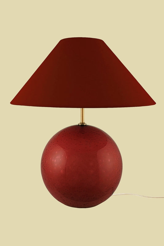 Table Lamp Burgundy