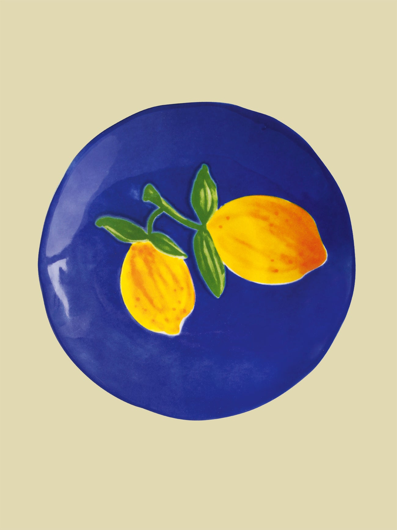 Orange Small Plate 16cm - Yellow