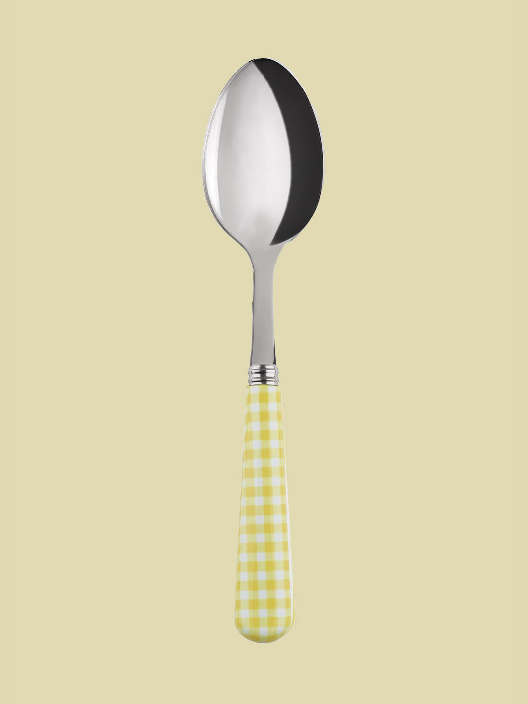 Yellow Checkered Spoon 19cm 