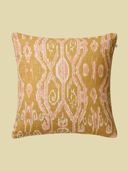 Cushion Cover Ikat Yellow 50x50cm