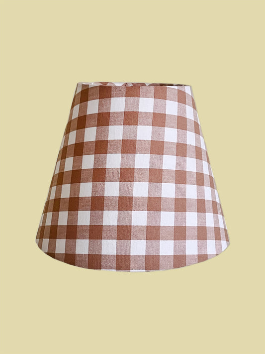 Lampshade Caramel Gingham