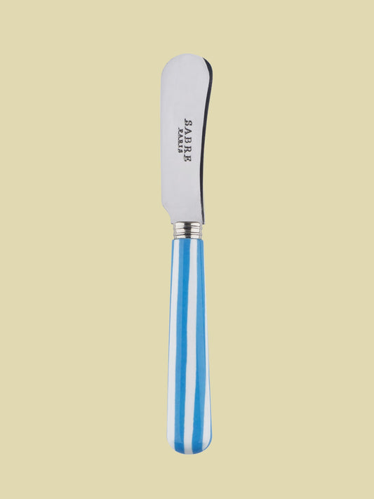 Blue Striped Butter Knife